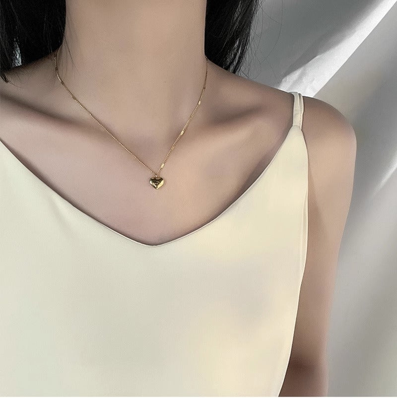 Women's Luxury Minority Design Clavicle Chain Titanium Necklaces