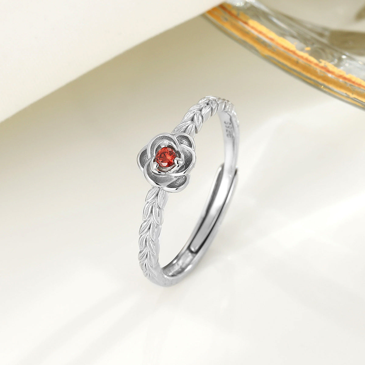 Sterling Sier Little Prince Rose Personality Rings