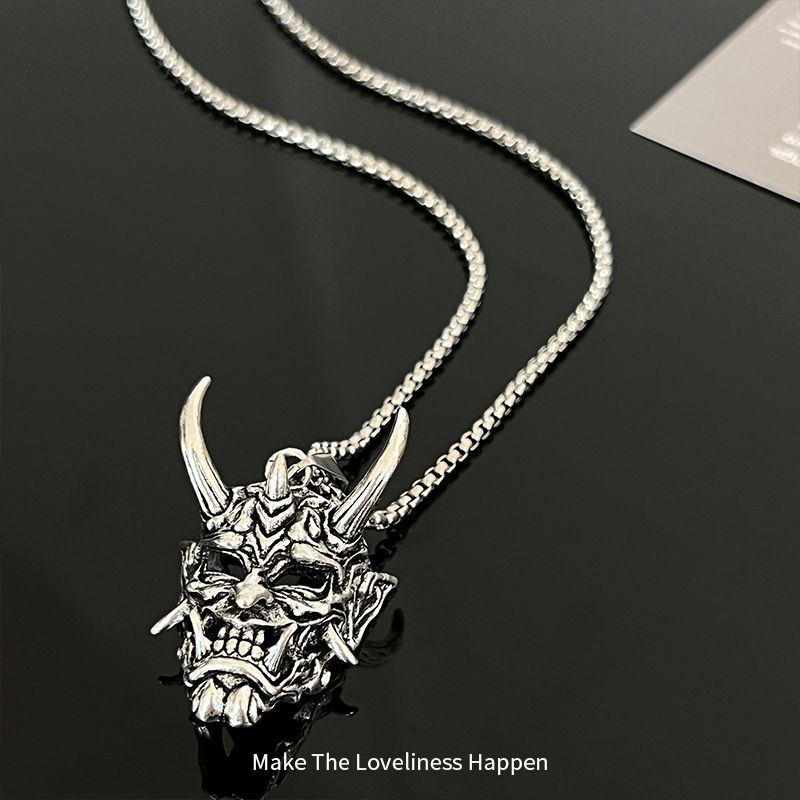 Men's Mask Pendant Hip Hop Cool And Unique Necklaces