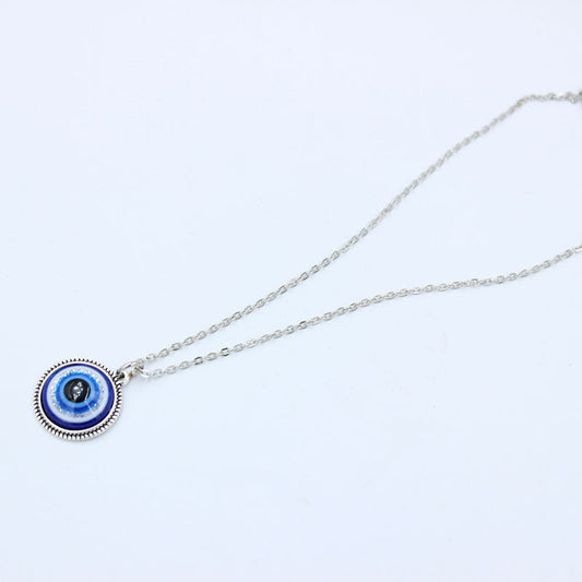 Devil's Eye Blue Eyes Female Clavicle Chain Necklaces