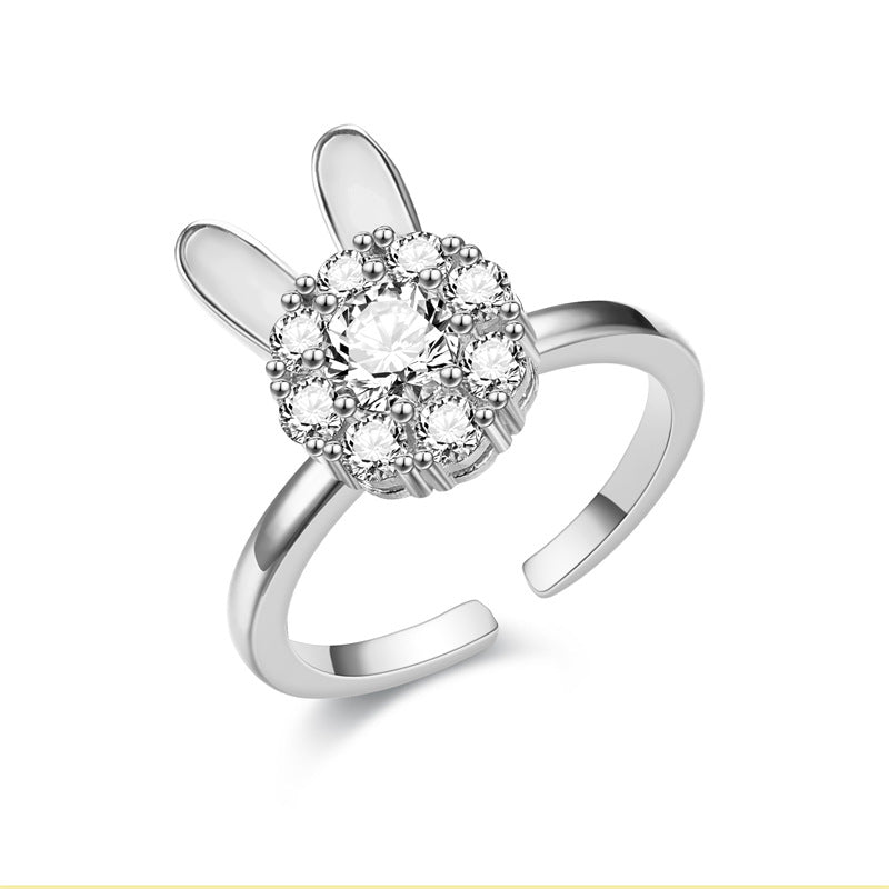 Light Luxury Temperament Rotatable Live Female Rings