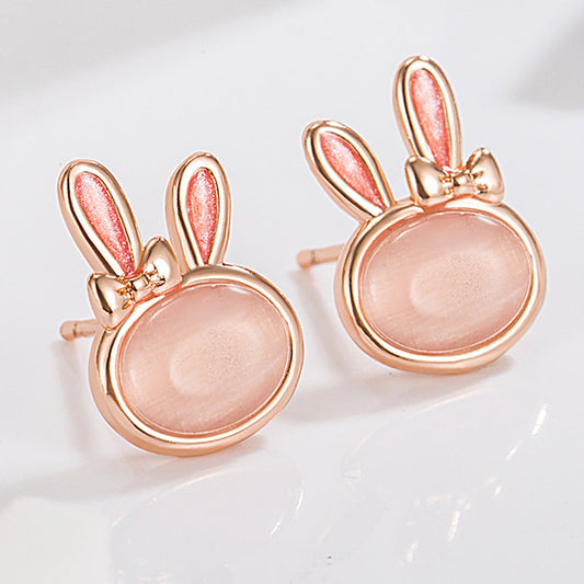 Special Interest Light Luxury Ear Bunny Simple Earrings