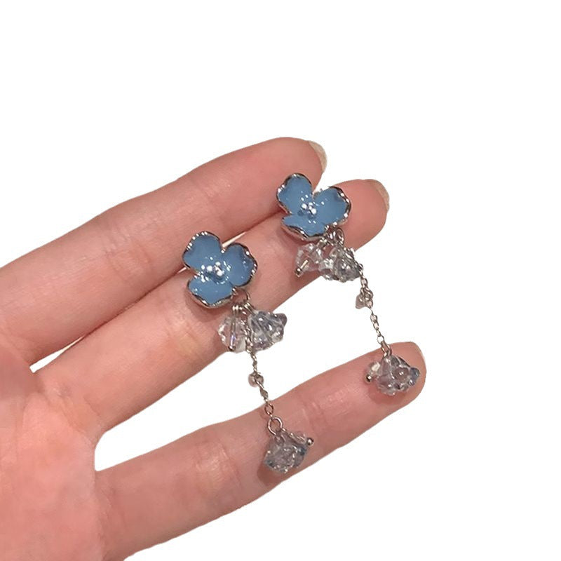 Women's And White National Fashion Antique Niche Design Elegant Chinese Earrings