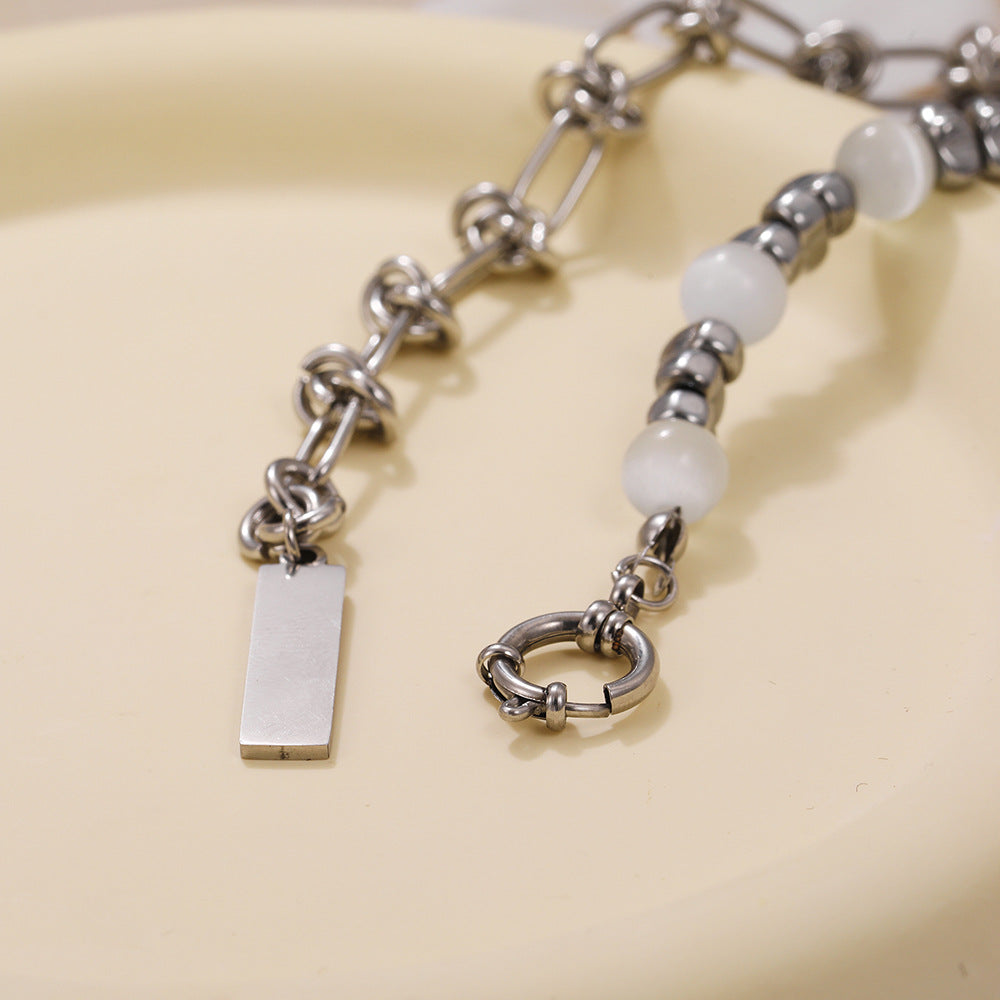 Men's High-grade Hip Hop Style Titanium Steel Chain Fashion Necklaces