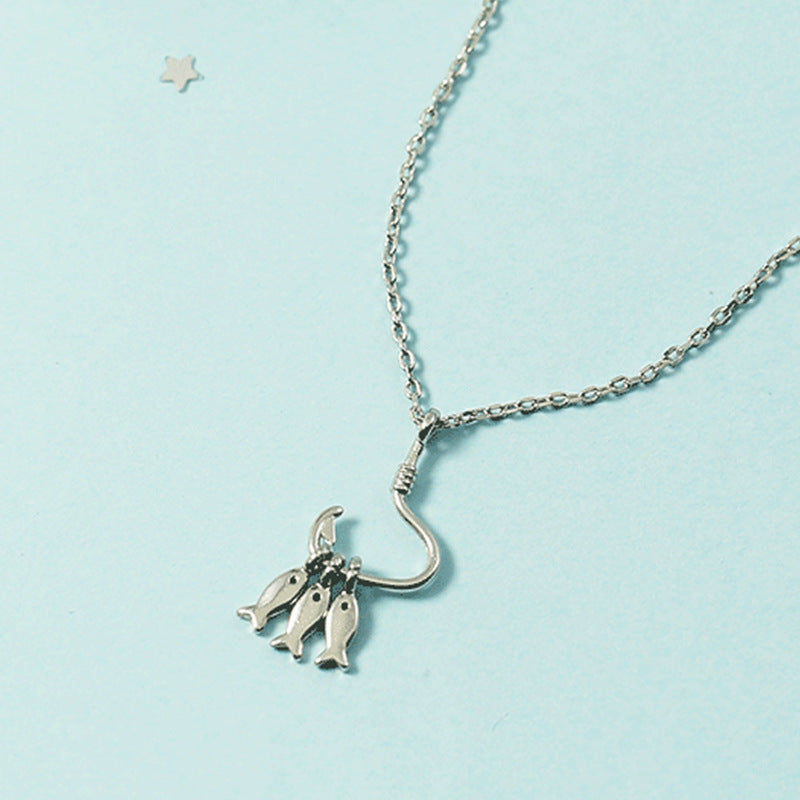 Hook Korean Simple Personalized Design Clavicle Necklaces