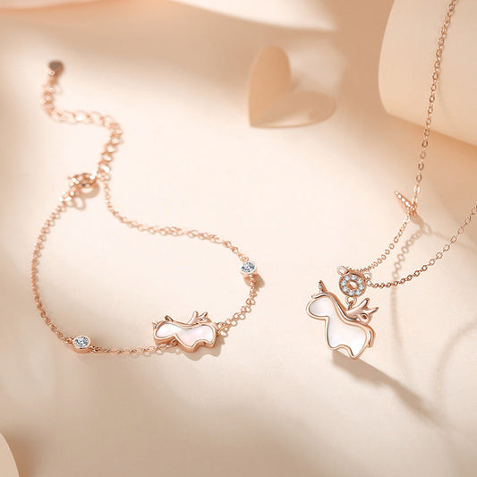 Unicorn Female Niche Cute Fashion Sweet Light Bracelets