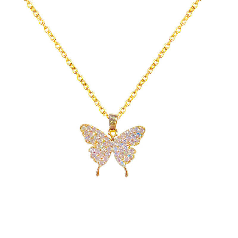 Light Luxury Minority Zircon Pendant Style Temperament Necklaces