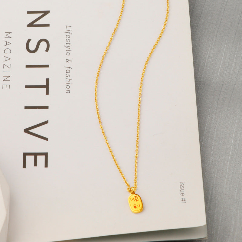 Color Retaining National Trendy Style Pendant Rich Necklaces