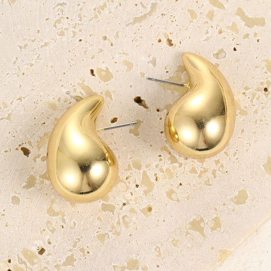 Drop-shaped High-grade Melon Seed Fashion Simple Earrings