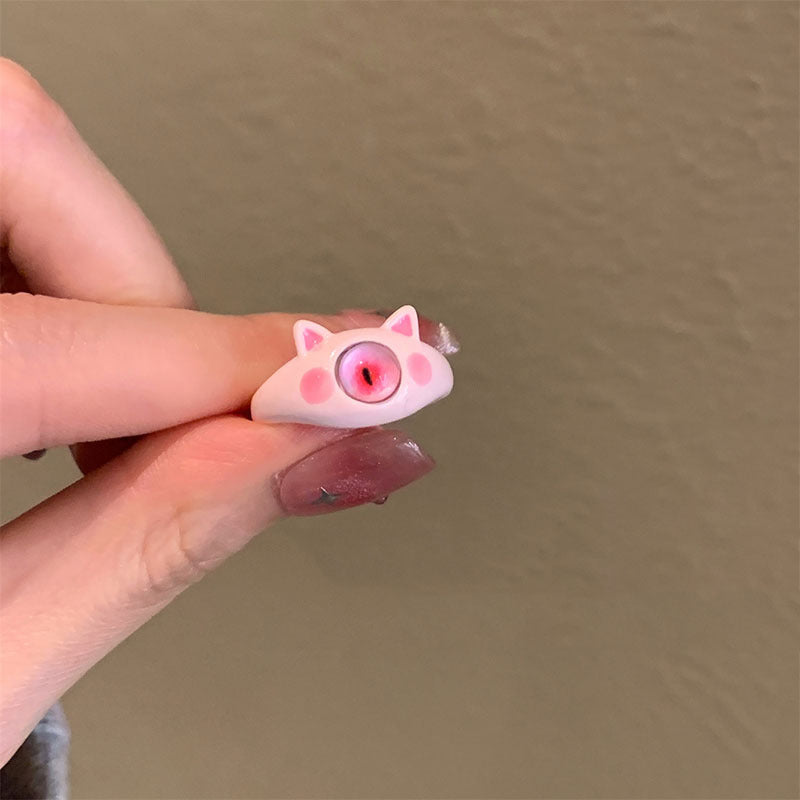 Cat Monster Childlike Cute Index Finger And Sweet Rings