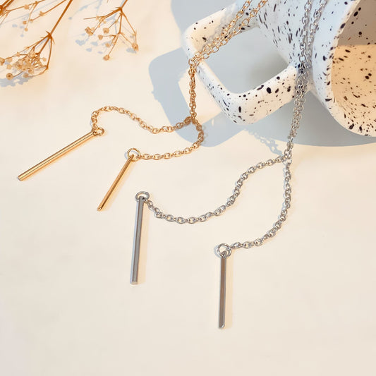 Retro Fashion Word Chain Pendant Sweater Necklaces