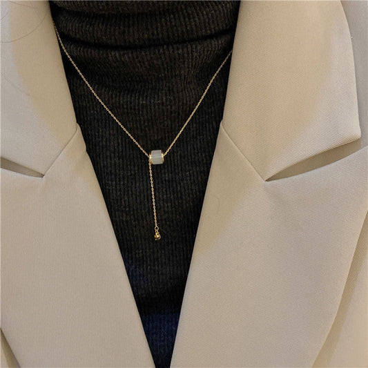 Women's Waist Sweater Chain Clavicle Light Luxury Necklaces
