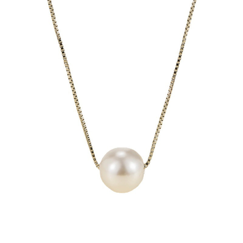 Pendant Sier Plated Keel Chain Ornament Stylish Necklaces