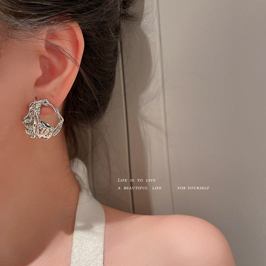 Women's Needle Cold Style Irregular Ear Personalized Earrings