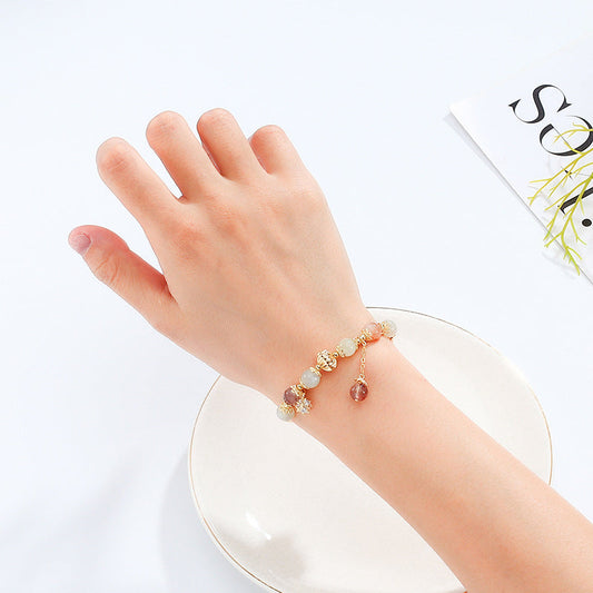 Male Lucky Color Hair Crystal Female Design Zircon Bracelets