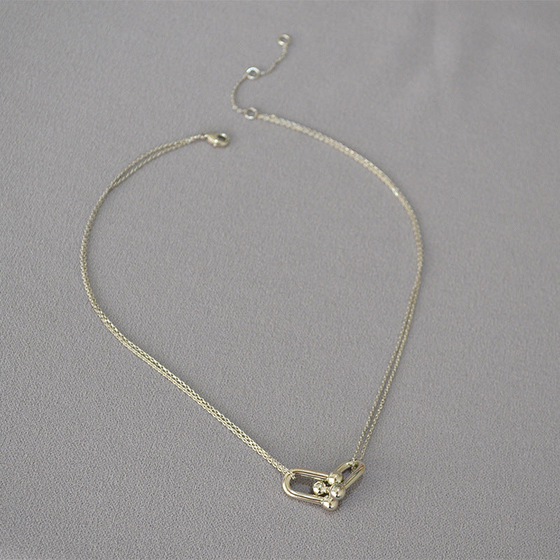 Women's Style Korean Drama Top Floor Female Owner Team Necklaces