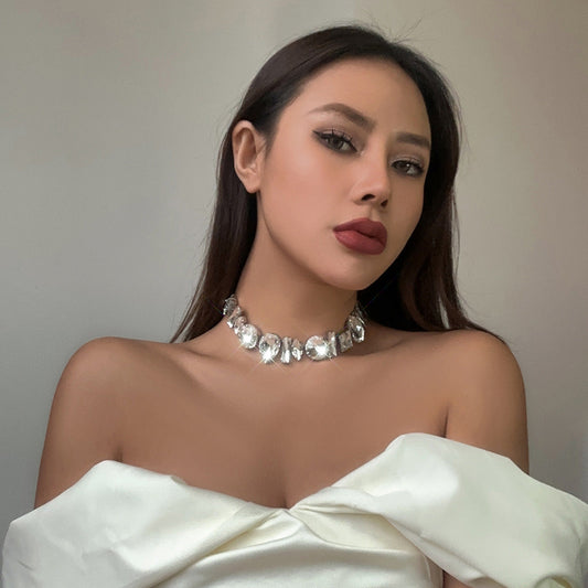 Niche Design Light Luxury Full Diamond Necklaces