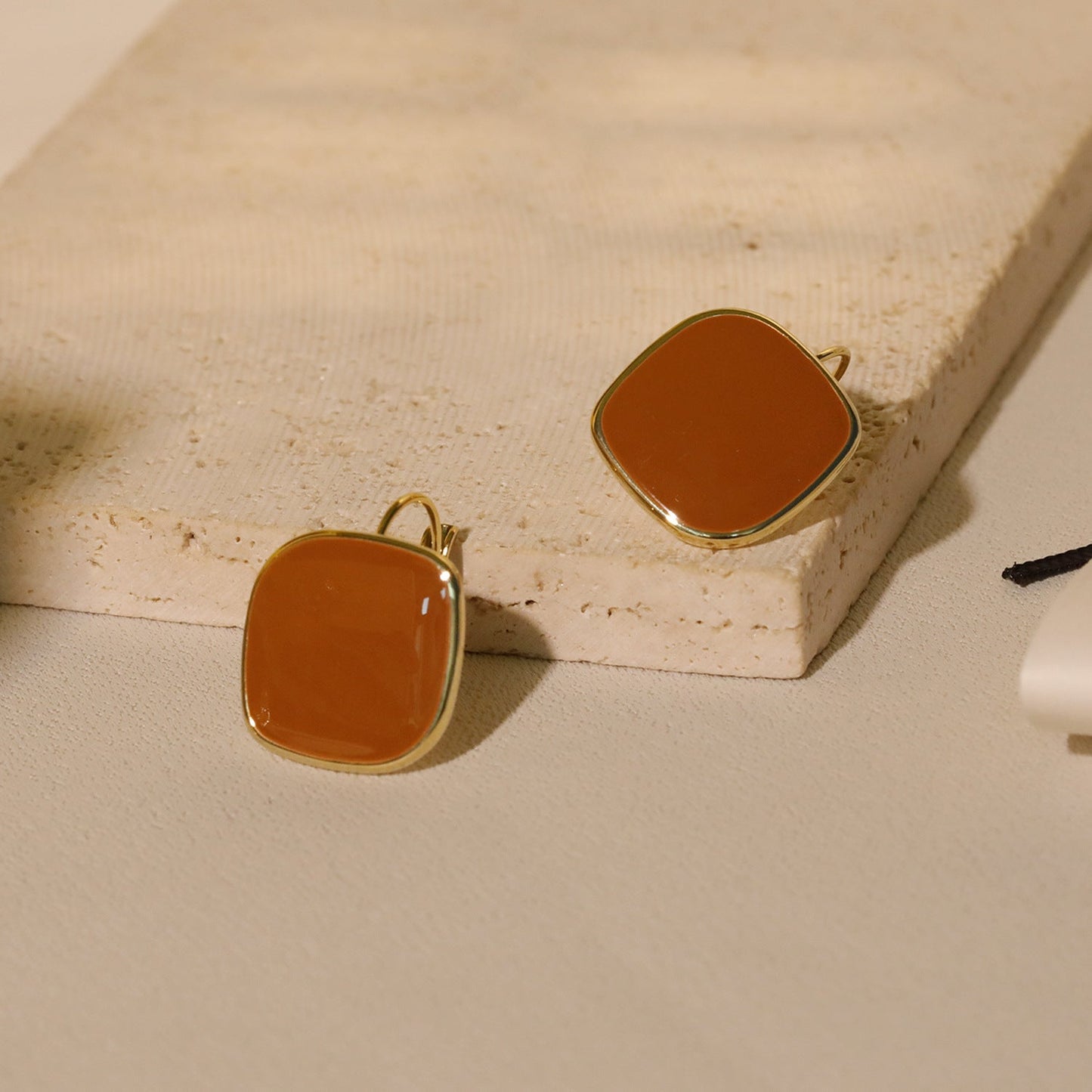 Women's Style Graceful Geometric Square Ear Clip Earrings