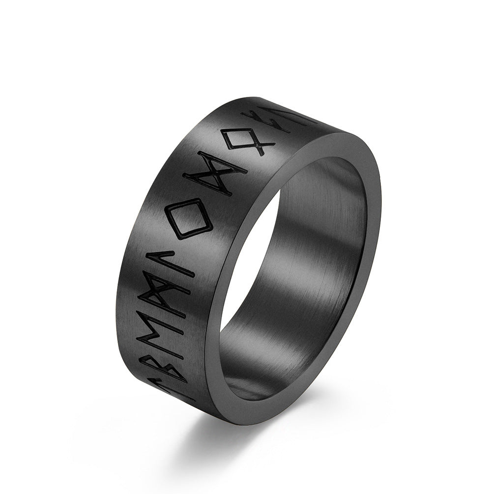Women's & Men's & Ornament Viking Force Laboratories Vikings Text Rings