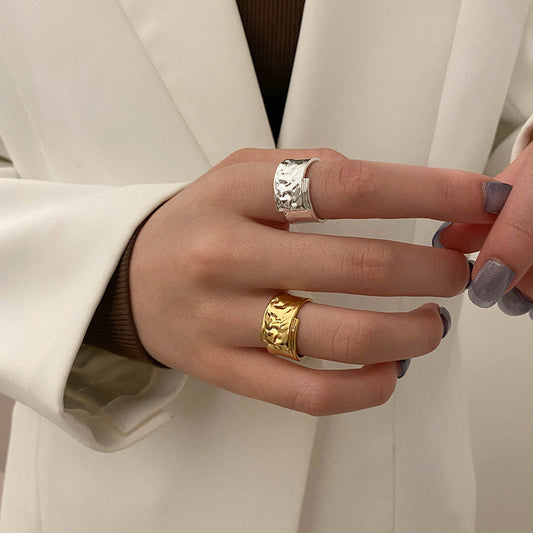 Grace Fashion Street Shooting Creative Tin Rings