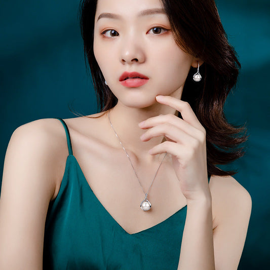 Women's Live Broadcast Suit Simulation Freshwater Pearl Shell Rings