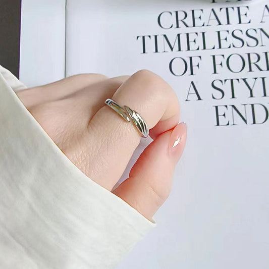 Angel Devil Couple Simple Personalized Niche Design Halloween Rings