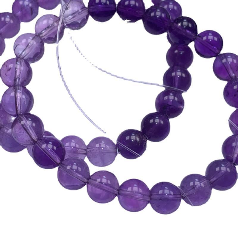 Natural Gradient Color Amethyst Transparent Jewelry Bracelets