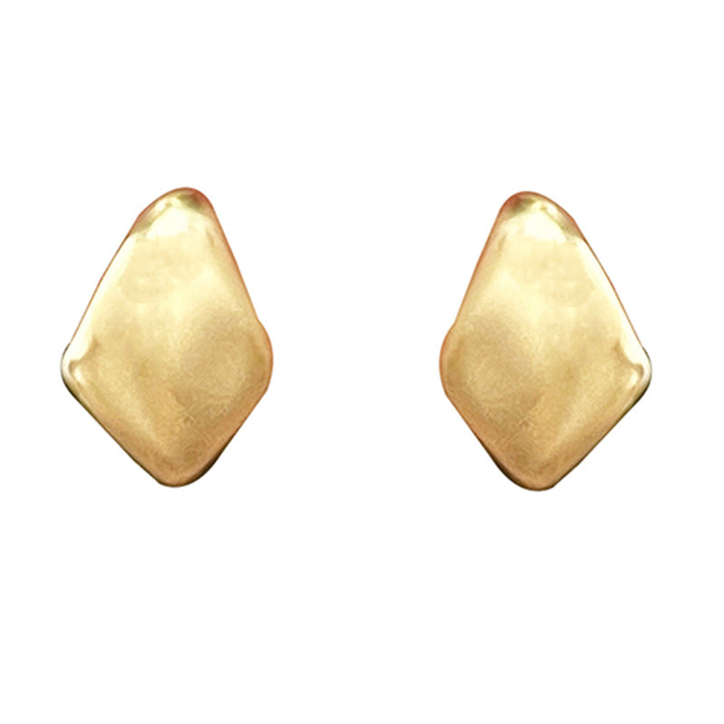 Design Three-dimensional Geometric Origami Cold Style Earrings