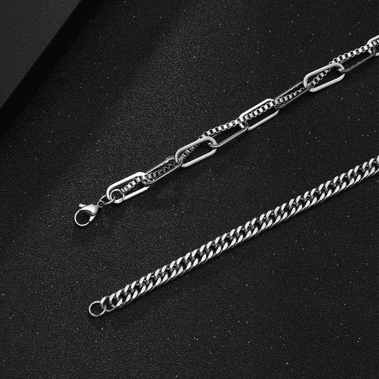 Women's & Men's Niche And Simple Street Fashion Clavicle Chain Cold Necklaces