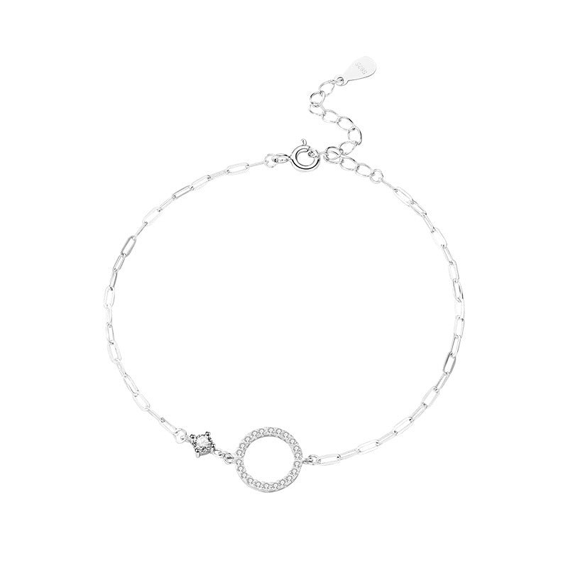 Women's Circle Simple Lucky Girlfriends Birthday Gift Bracelets