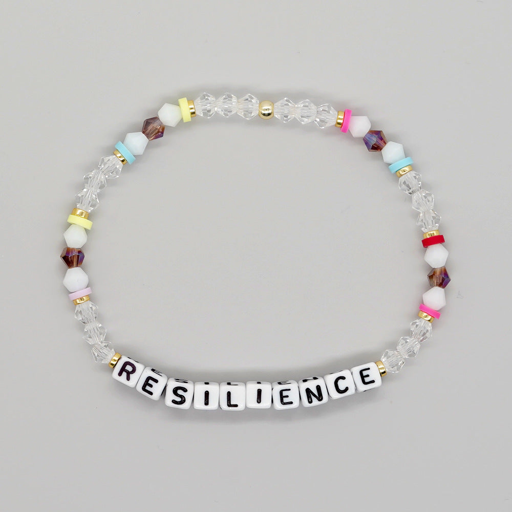 Beads Colorful Polymer Clay Crystal Handmade Bracelets