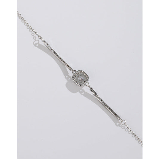 Luxury Refined Grace Diamond Full Square High Sense Bracelets