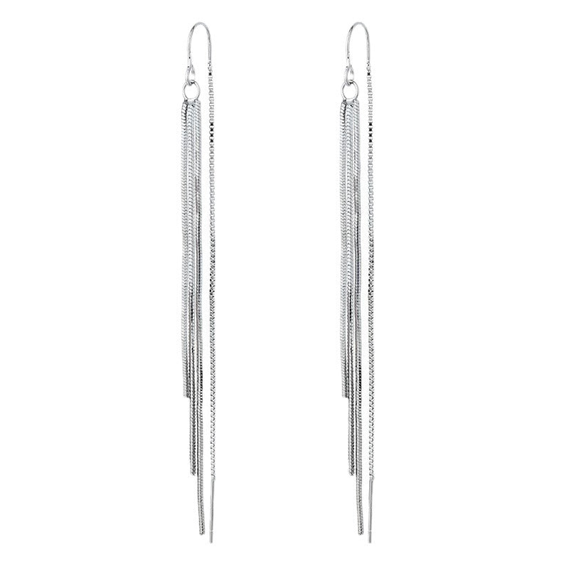 Women's Round Face Hanging Long U-shaped Fashion Earrings