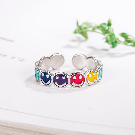Female Design Adjustable Opening Fashion Personalized Rings