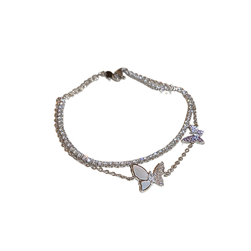 Women's Butterfly Zircon Affordable Luxury Fashion Simple Bracelets