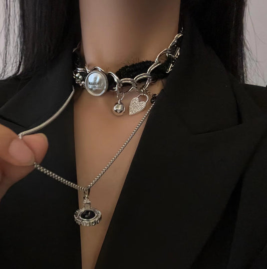 Subculture Light Luxury Minority Punk Hip Hop Necklaces