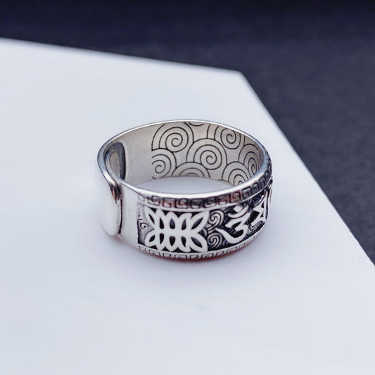 Women's & Men's & Thai Sier Personalized Hip Hop Hipster Domineering Rings