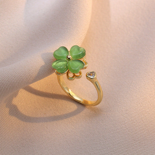 Women's Set Series Rotating Four-leaf Flower Affordable Necklaces