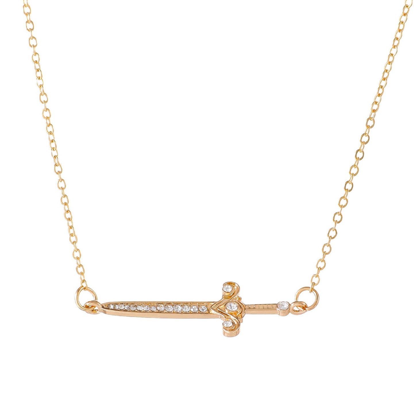 Women's Cross Sword Pendant Hip Hop Punk Necklaces