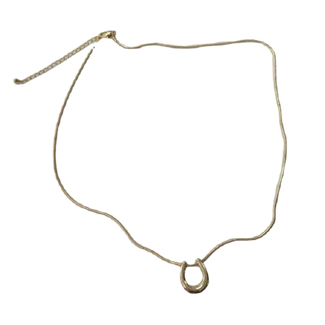 Women's Retro Geometric Korean Simple Style Temperament Necklaces