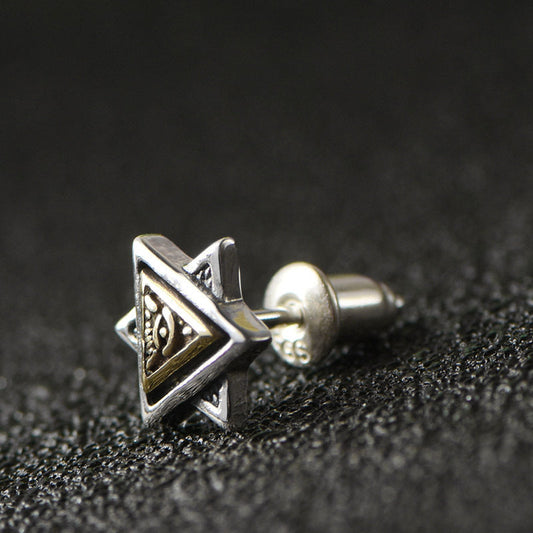 Men's Trendy Personalized Cold Style Single Fashion Earrings