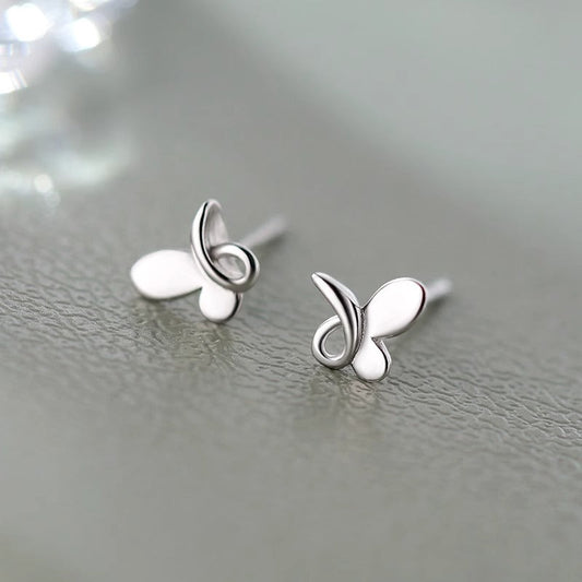 Butterfly Female Simple And Compact Korean Earrings