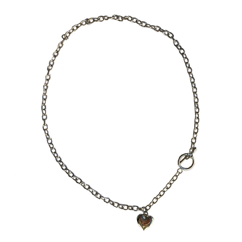 Metal Heart-shaped Pendant Creative Simple Fashion Necklaces