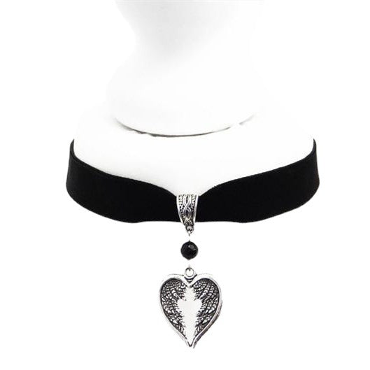 Retro Alloy Fashion Angel Wings Pendant Necklaces