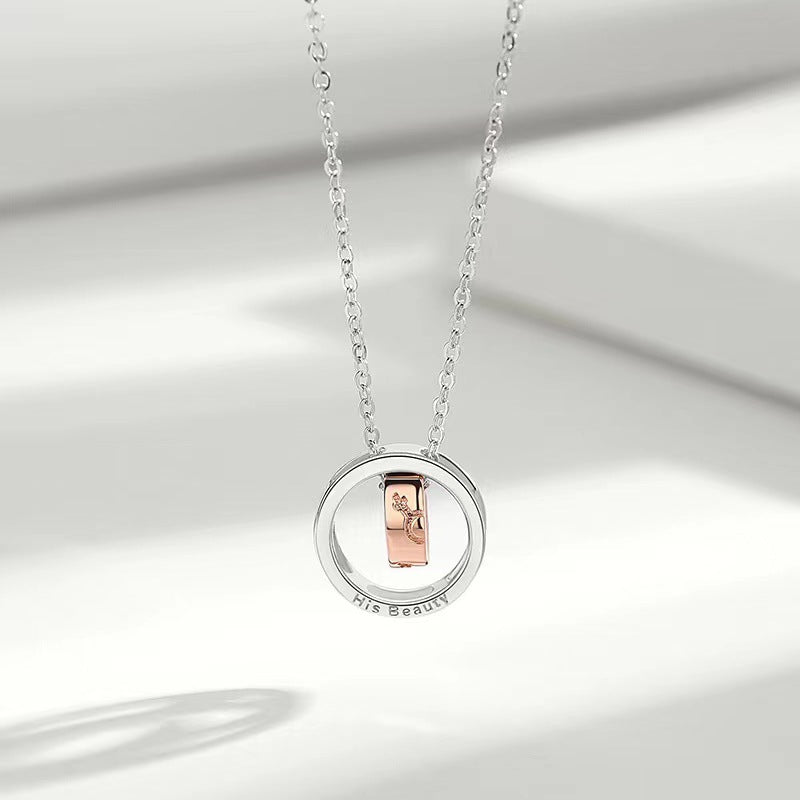 Mori Style Korean Simple Cartoon Pendant Clavicle Necklaces