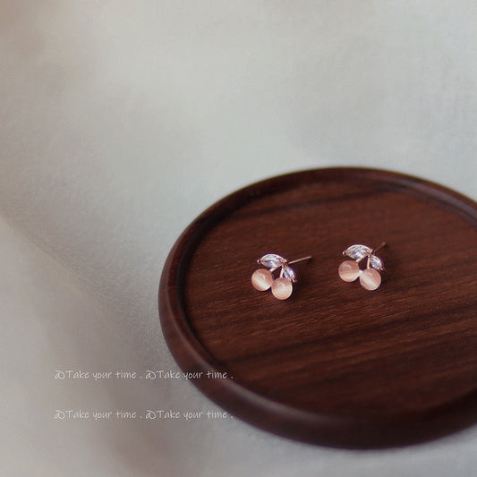 Inlaid Zircon Sier Needle Plated Glass Rings