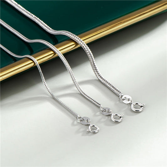 Tail Chain Korean Style Unisex Pure Necklaces