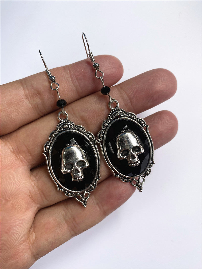 Men's Stage Band Punk Exaggerated Vintage Alloy Earrings