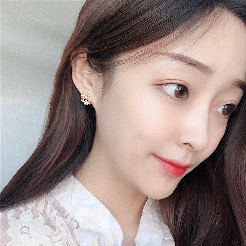 Women's Elegant Flower For Colorful Fashion Petals Rings