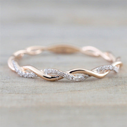 Creative Classy Unique Versatile Ornament Twist Rings